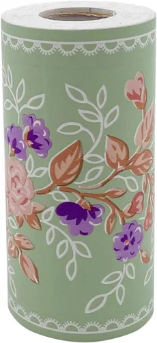 Vista 8 de Papel pintado floral borde autoadhesivo PVC azulejos rollo extraíble baño cocina pared decoración rosa peonía