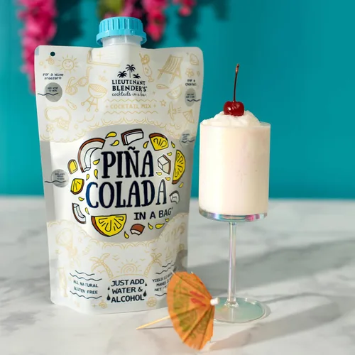Vista 7 de Lt. Blender's, Pina Colada in a Bag - Bolsa de 1/2 galón, mezcla para hacer bebida de piña colada (paquete de 4)