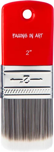 Vista 14 de Falling in Art Pincel Filbert Paddle, Pincel de Escala para Pinturas al Óleo y Acrílico, 4 Pulgadas