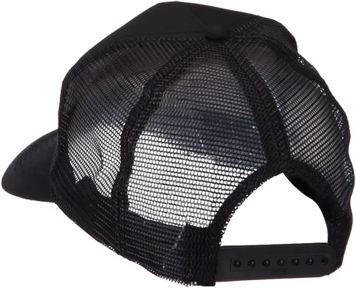 Vista 3 de e4Hats Skull and Choppers Gorra de malla con parches militares bordados