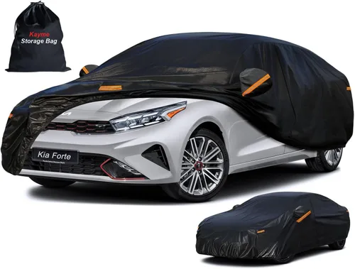 Vista 64 de Kayme Cubierta de auto SUV de 7 capas ajuste personalizado para BMW X1 (2009-2025), impermeable, para todo tipo de clima, para automóviles, cubierta