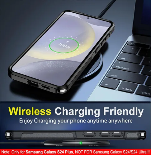 Vista 7 de SPIDERCASE Diseñado para Funda Samsung Galaxy S24 Plus, [Protección contra caídas de grado militar de 10 pies] Funda resistente a golpes para Galaxy