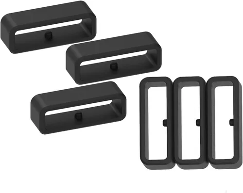 Vista 5 de Anillos de sujeción de repuesto compatibles con Garmin Forerunner 220 230 235 255 35 745 965 955 945 935 970 banda Cilp Connector Keepers Secure