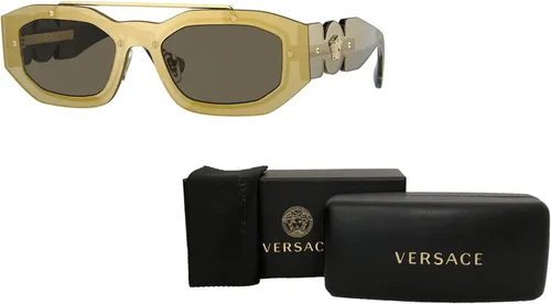 Vista 3 de Versace VE2235 Irregular Sunglasses for Men BUNDLE With Designer iWear Complimentary Eyewear Kit