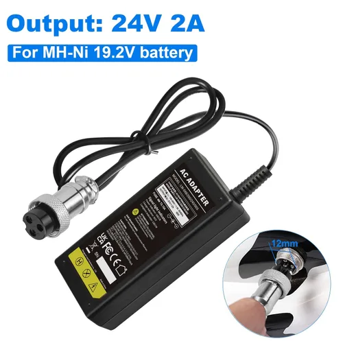 Vista 3 de TREE.NB Cargador de batería eléctrico de 24 V 2A para Mini Chopper Sunl City Express Razor CC2420 E100 E125 E150 E175 E200 E225S E300 E325S E500