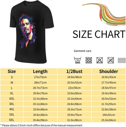 Vista 4 de GUIGRUIJO - Camisetas de algodón de manga corta para hombre Negro
