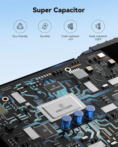 Vista 8 de REDTIGER Dash Cam 4K frontal y 1080P trasero, sensor STARVIS 2, WiFi de 5.8 GHz (20 MB/s), GPS, WDR y visión nocturna HDR, gran angular de 170°