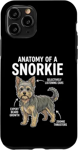 Vista 28 de Anatomy of A Snorkie Funny Dog Lover Owner Pet Parent Case for iPhone XR
