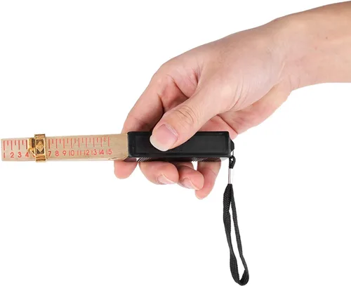 Vista 9 de Medidor cónico, universal estándar de soldadura de huecos, cuña, sensor, casa, ingeniería, planitud, herramienta de medición de agujero, escala