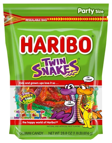 Vista 17 de HARIBO - Gomitas de ositos, bolsa resellable de 10 onzas, sabores surtidos
