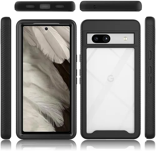 Vista 5 de SaharaCase Grip Series - Funda para Google Pixel 7a (2023) [parachoques a prueba de golpes], protección resistente, agarre antideslizante, ajuste