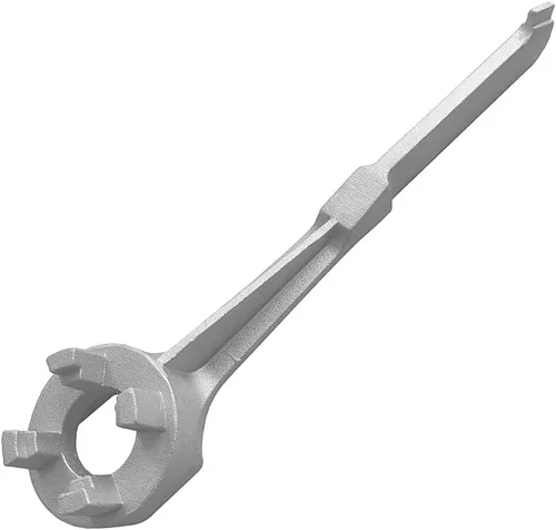 Vista 3 de Llave de apertura rápida y conveniente para abrir la tapa del tambor de aceite se adapta a barriles de combustible de agua, tambores abridor