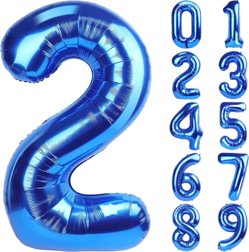 Vista 63 de Globos gigantes de números negros de 40 pulgadas, globos de aluminio de Mylar con helio para cumpleaños, globo número 0 para decoración de fiestas
