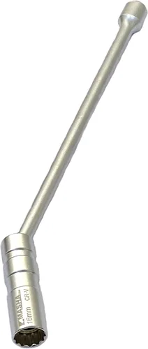 Vista 10 de Magnético giratorio de 0.551 in con enchufe de bujía de pared delgada, controlador de 3/8 pulgadas × longitud total de 12 pulgadas, enchufe de pared