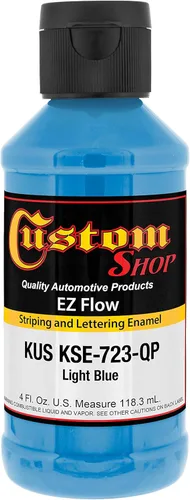 Vista 24 de Custom Shop KSE755-QP - Pintura esmaltada EZ Flow a rayas y letras de oro 23K, 4 onzas