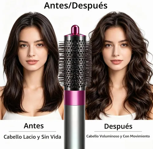 Vista 2 de Cepillo voluminizador redondo para Dyson Airwrap HS01 HS05 HS08 Hair Styler