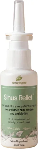 Nature's Rite Sinus Relief™, 1.5 oz. (45 mL) – All-Natural Nasal Sinus Spray – Relief for Sinus Problems – Encourages a Healthy Sinus System –
