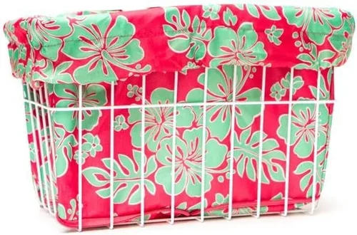 Vista 14 de Cruiser Candy Cesta de bicicleta impermeable, ajuste universal para la mayoría de cestas de bicicleta, elegante bolsa 2 en 1, cubierta de cesta