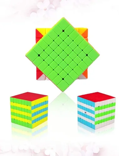 Vista 7 de Bokefenuo QY 7x7 Speed Cube 2.756 in QY Qixing S Magic Cube Puzzle Juguetes para Niños