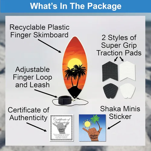 Vista 4 de Finger Skimboard Finger Surfboard - Skim and Surf The Wind, Waves and Casi Anywhere (Endless Summer)