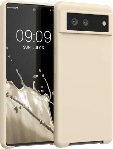 Vista 145 de kwmobile Funda Compatible con Google Pixel 6 Pro - Funda de Teléfono de Silicona TPU con Acabado Suave - Azul Caribe