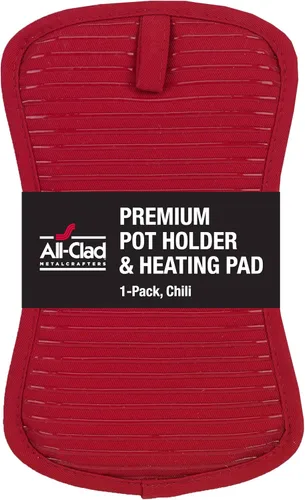 Vista 28 de All-Clad Soporte para ollas y almohadilla caliente: resistente al calor hasta 500 grados, 100% algodón, almohadilla caliente de 10 x 6.25 pulgadas