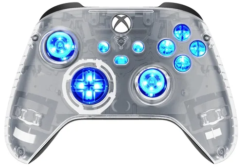 Vista 11 de Silent Modz Custom Modded Controller 7 LED Colors Trigger Stopper w/Pro Grips compatible with Xbox Series S, Xbox Series X, Xbox One, and Windows