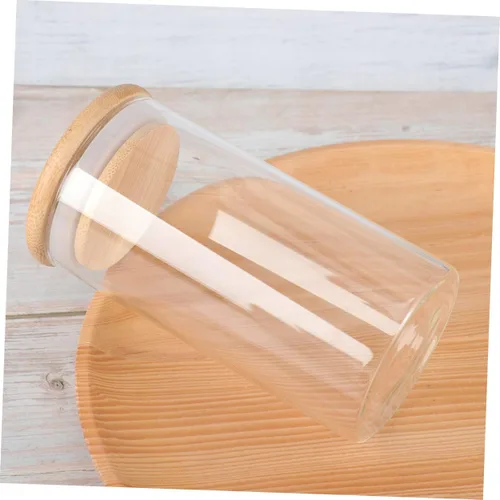 Vista 6 de BESTOYARD Tarro de té suelto para dulces, 3 piezas, recipiente hermético de vidrio para alimentos con tapa, recipiente de vidrio hermético