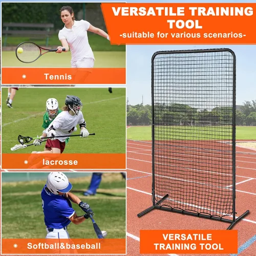 Vista 6 de ShinyRelief I Screen Baseball for Batting Cage Baseball Softball Pitching Screen Net Pitcher Protection Pitching Net Protector with Portable Bag for