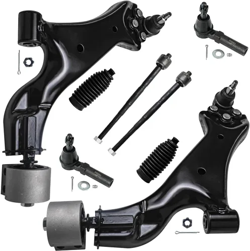 Vista 20 de Detroit Axle - Kit de brazos de control de extremo de 8 piezas para Toyota 2001-2003 Highlander 2002-2003 Camry Lexus ES300, 2 brazos de control