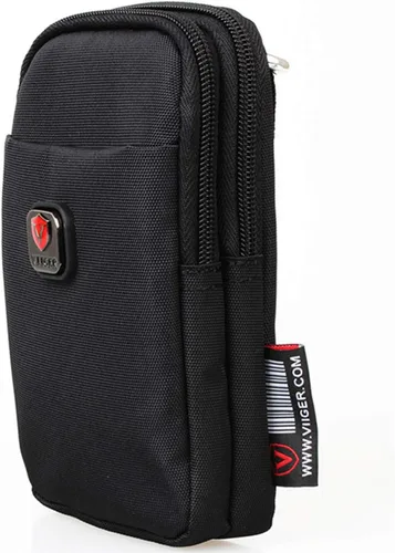 Vista 8 de VIIGER Funda versátil de nailon doble para teléfono celular, funda para cinturón para hombre con clip, bolsa para cinturón para teléfono