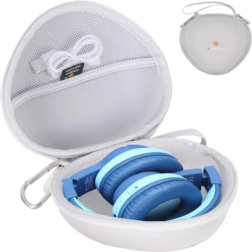 Vista 10 de Funda para auriculares Bluetooth iClever BTH12 / HS19 / BTH26 para niños Azul