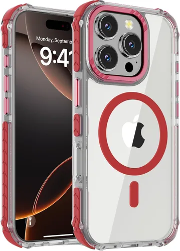 Vista 96 de DEERLAMN Funda Magnética Fuerte para iPhone Air 6.5 Pulgadas, [Compatible con Magsafe] [Protección contra caídas de grado militar] Funda protectora