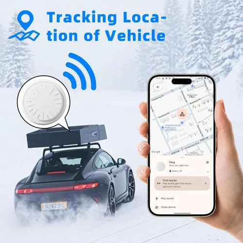 Vista 5 de Rastreador GPS para vehículos: dispositivos de seguimiento ocultos para automóviles, rastreador GPS sin tarifa mensual, dispositivo rastreador