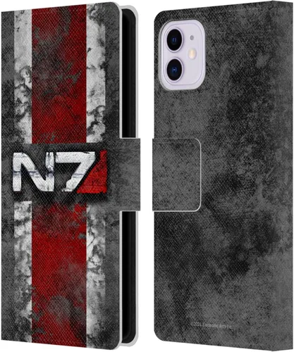 Vista 37 de Head Case Designs Officially Licensed EA Bioware Mass Effect Cerberus Logo Graphics Leather Wallet Case Compatible with Apple iPhone 7 Plus/iPhone 8