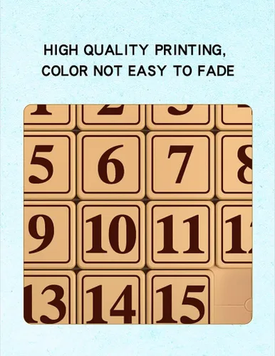 Vista 4 de Cuberspeed magnetized Klotski Puzzle Diapositiva Número Rompecabezas Rompecabezas Cerebro Teasers Juguete Tangram Rompecabezas Inteligencia 15