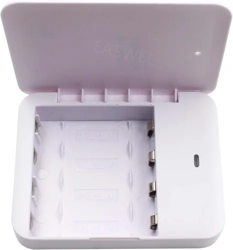 Vista 4 de EASWEL - Batería USB de emergencia Compacto portátil 4 pilas AA