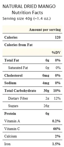 Vista 7 de Rebanadas de mango seco natural (1 libra), sin azúcar ni conservantes añadidos, totalmente naturales, deliciosa dulzura ácida, se compara con mango