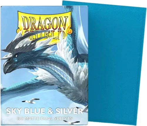 Vista 18 de Dragon Shield Fundas para cartas de tamaño estándar mate dual 100 unidades - Fundas TCG premium suaves y resistentes - Compatibles con Pokémon