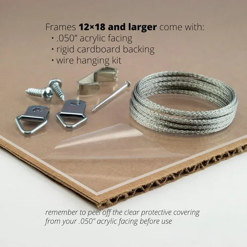 Vista 5 de Craig Frames Arthur - Marco de fotos, 18 x 24 pulgadas, madera de granero marrón