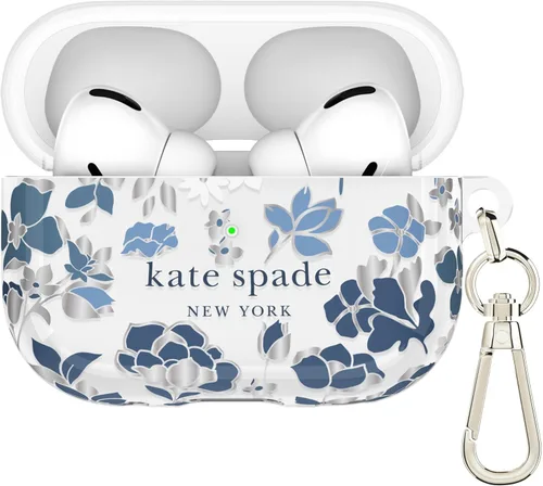 Vista 8 de Kate Spade New York Estuche Protector para AirPods Pro con Anillo Llavero - Puntos Cereza, Compatible con AirPods Pro de 2ª / 1ª