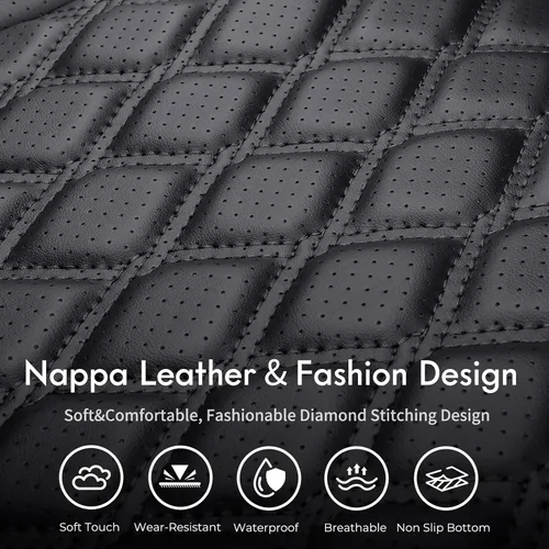 Vista 6 de Huidasource Fundas de asiento para Chevy Silverado 1500, fundas de asiento Silverado, GMC Sierra Pickup 1500 2007-2013 y 2019-2025, 2500HD 3500HD