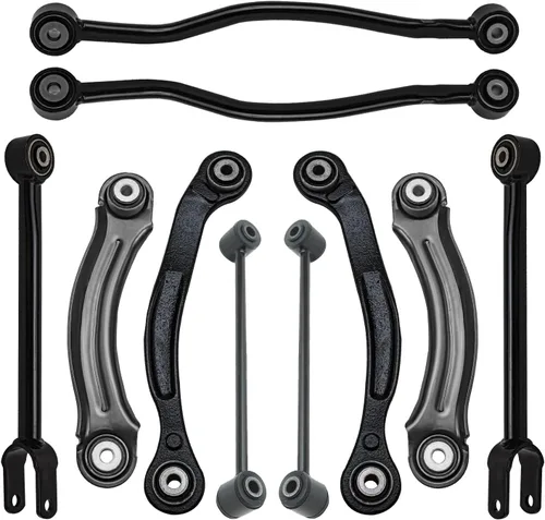 Vista 132 de Detroit Axle - Kit de brazos de control de extremo delantero RWD para cargador Chrysler 300 Dodge Challenger 11-19, brazos de control