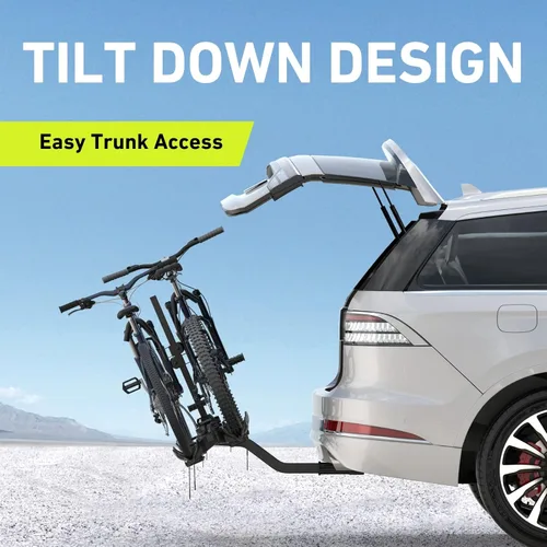 Vista 2 de Soporte de enganche de bicicleta Vibrelli - 2 soportes para bicicletas eléctricas - Se adapta a neumáticos anchos, bicicleta de montaña, bicicletas