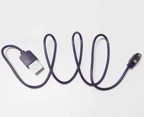 Vista 3 de Cable USB compatible con reloj inteligente C20, cargador magnético de repuesto compatible con reloj militar Tank M1 Pro/C20 C16