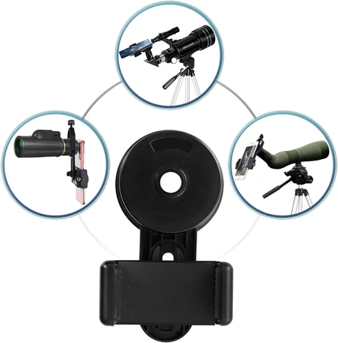 Vista 8 de occer Telescopes for Adults Kids - Portable Telescope for Beginners for View Moon(15x-150x) - 70mm Aperture 300mm Lightweight Refracting Telescopes