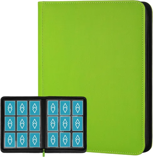 Vista 73 de GERMUN Carpeta Mini de Tarjetas de 1 Bolsillo, Carpeta de Tarjetas Coleccionables de 80 Bolsillos, Álbum Pequeño Premium de Colección de Tarjetas