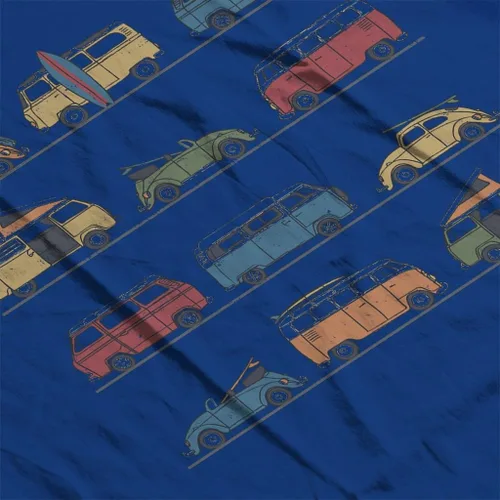 Vista 5 de Volkswagen Vans and Beetles - Camiseta para mujer