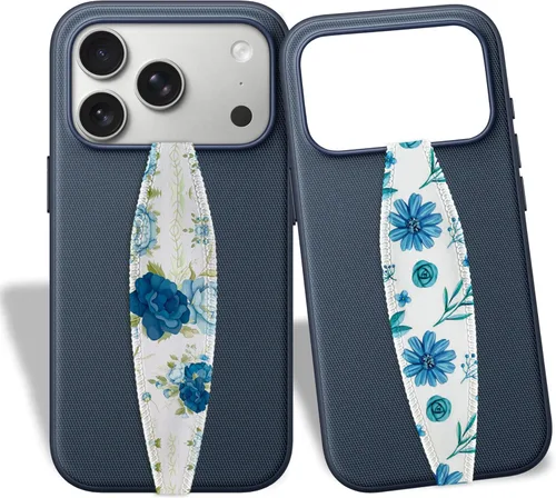 Vista 22 de Switchbands Correa de Agarre para Teléfono con Diseño de Flores – Personalizable y Reversible, Soporte de Dedos para la Parte Trasera del Teléfono