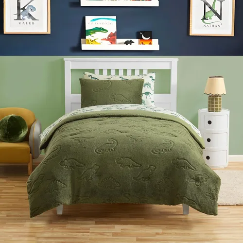 Vista 19 de Juego de edredón con diseño de baloncesto tamaño individual – Ropa de cama en una bolsa con sábanas, fundas de almohada y fundas decorativas